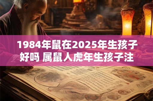 1984年鼠在2025年生孩子好吗 属鼠人虎年生孩子注意事项