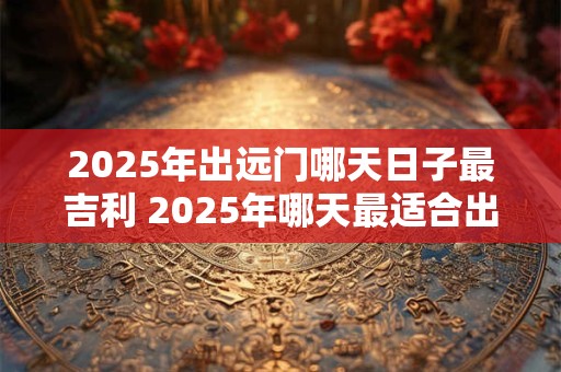 2025年出远门哪天日子最吉利 2025年哪天最适合出门