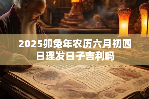 2025卯兔年农历六月初四日理发日子吉利吗