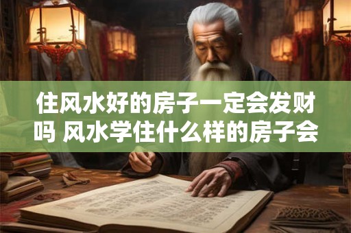 住风水好的房子一定会发财吗 风水学住什么样的房子会发财