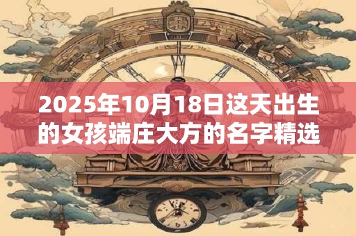 2025年10月18日这天出生的女孩端庄大方的名字精选 2025年10月18日这天出生的女孩端庄大方的名字精选