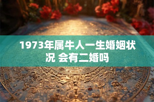 1973年属牛人一生婚姻状况 会有二婚吗