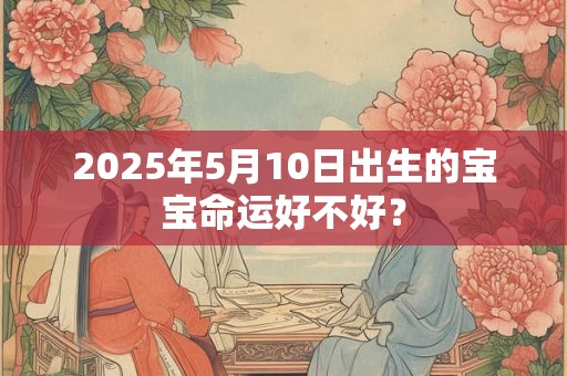 2025年5月10日出生的宝宝命运好不好？