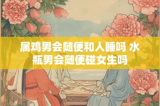 属鸡男会随便和人睡吗 水瓶男会随便碰女生吗