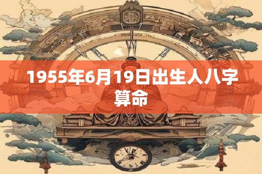 1955年6月19日出生人八字算命