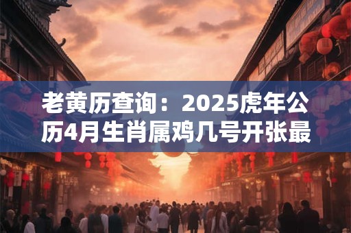 老黄历查询：2025虎年公历4月生肖属鸡几号开张最好最吉利
