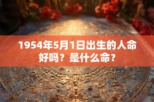 1954年5月1日出生的人命好吗？是什么命？
