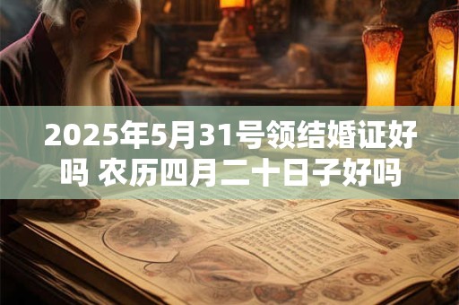 2025年5月31号领结婚证好吗 农历四月二十日子好吗