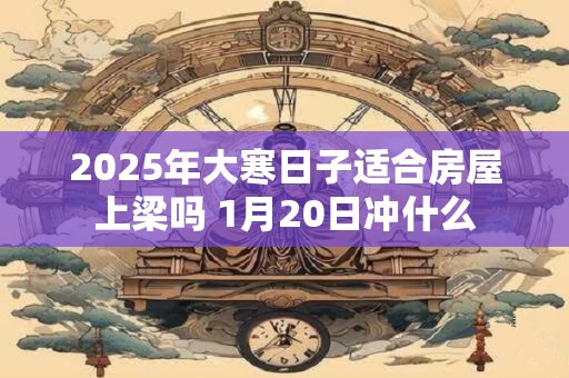 2025年大寒日子适合房屋上梁吗 1月20日冲什么