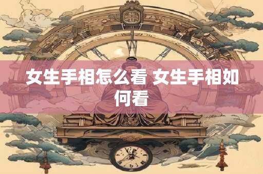 女生手相怎么看 女生手相如何看