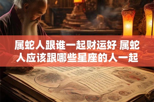 属蛇人跟谁一起财运好 属蛇人应该跟哪些星座的人一起合作才能招财纳福