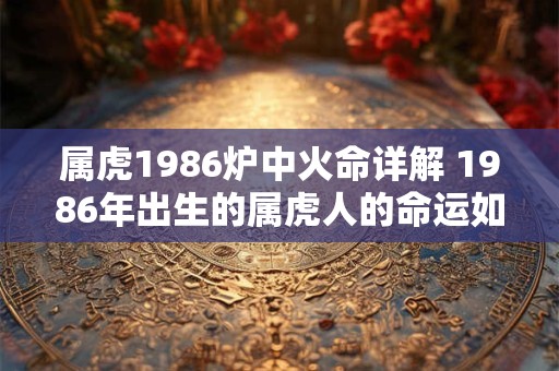 属虎1986炉中火命详解 1986年出生的属虎人的命运如何