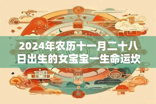 2024年农历十一月二十八日出生的女宝宝一生命运坎坷吗
