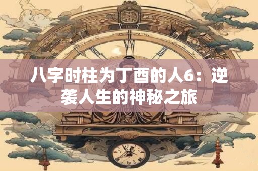 八字时柱为丁酉的人6：逆袭人生的神秘之旅