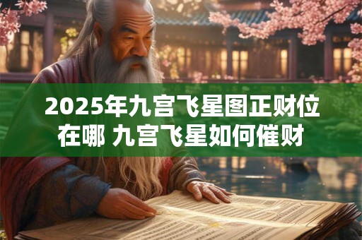 2025年九宫飞星图正财位在哪 九宫飞星如何催财