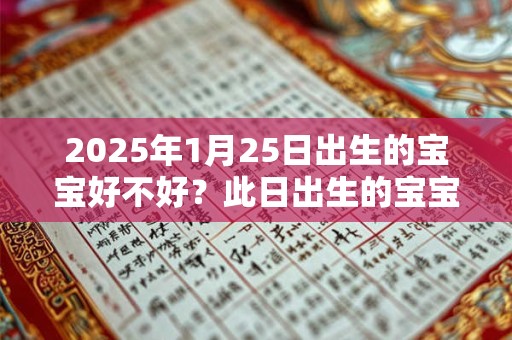 2025年1月25日出生的宝宝好不好？此日出生的宝宝性格