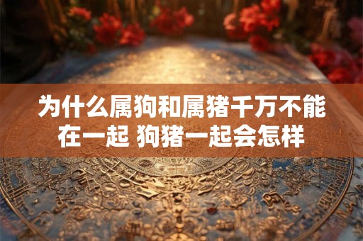 为什么属狗和属猪千万不能在一起 狗猪一起会怎样