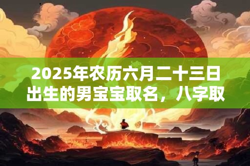 2025年农历六月二十三日出生的男宝宝取名,八字取名吉利的名字 2025年农历六月二十三日出生的男宝宝取名,八字取名吉利的名字