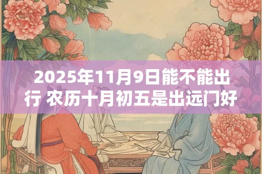 2025年11月9日能不能出行 农历十月初五是出远门好日子吗