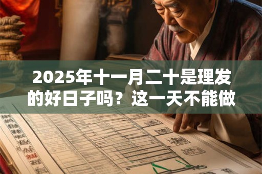 2025年十一月二十是理发的好日子吗？这一天不能做什么