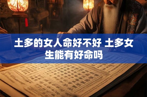 土多的女人命好不好 土多女生能有好命吗