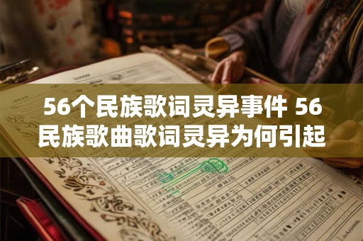 56个民族歌词灵异事件 56民族歌曲歌词灵异为何引起强烈共鸣