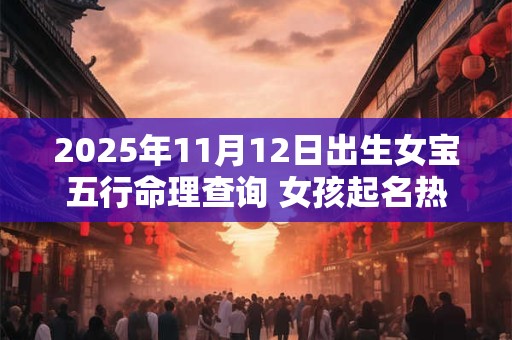 2025年11月12日出生女宝五行命理查询 女孩起名热门新款