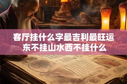 客厅挂什么字最吉利最旺运 东不挂山水西不挂什么