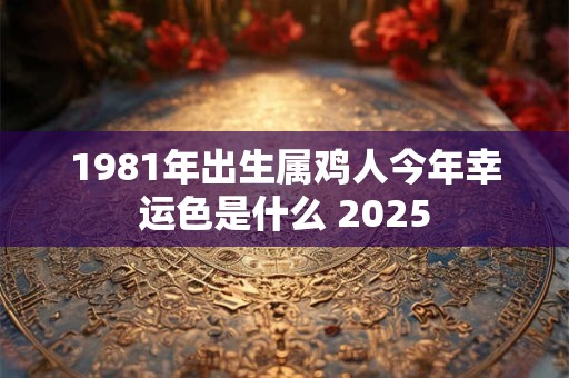 1981年出生属鸡人今年幸运色是什么 2025