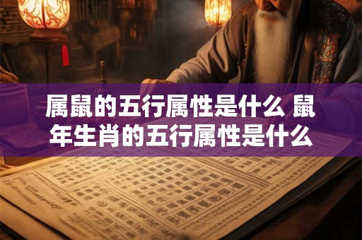 属鼠的五行属性是什么 鼠年生肖的五行属性是什么