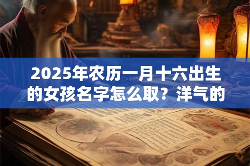 2025年农历一月十六出生的女孩名字怎么取？洋气的名字推荐