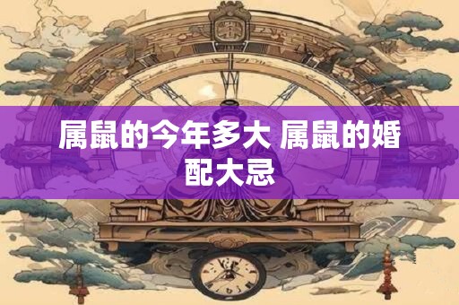 属鼠的今年多大 属鼠的婚配大忌