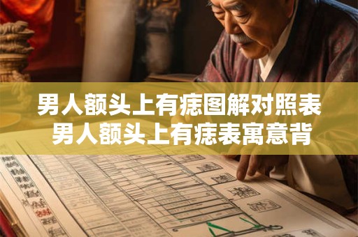 男人额头上有痣图解对照表 男人额头上有痣表寓意背后的玄机是什么