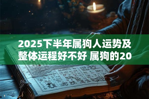 2025下半年属狗人运势及整体运程好不好 属狗的2025运势详解