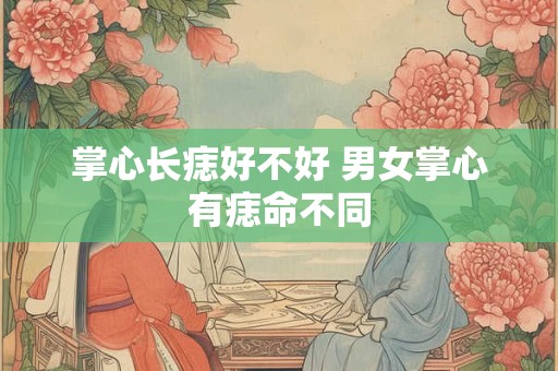 掌心长痣好不好 男女掌心有痣命不同