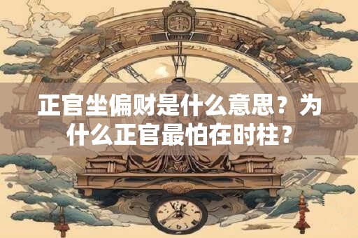 正官坐偏财是什么意思?为什么正官最怕在时柱? 正官坐偏财是什么意思?为什么正官最怕在时柱?
