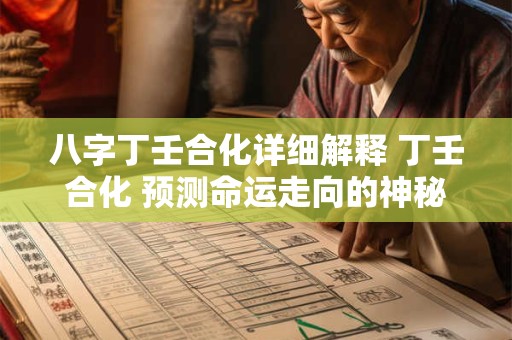 八字丁壬合化详细解释 丁壬合化 预测命运走向的神秘力量