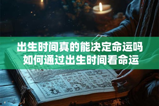 出生时间真的能决定命运吗 如何通过出生时间看命运好坏
