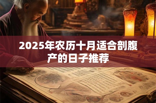 2025年农历十月适合剖腹产的日子推荐 2025年农历十月适合剖腹产的日子推荐