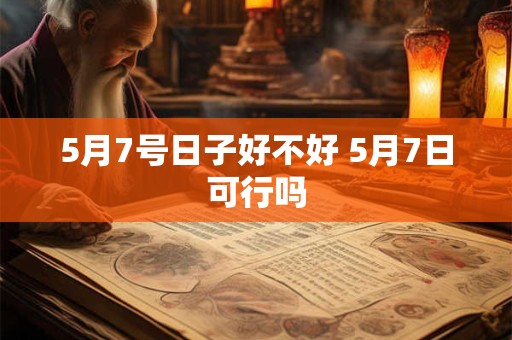 5月7号日子好不好 5月7日可行吗