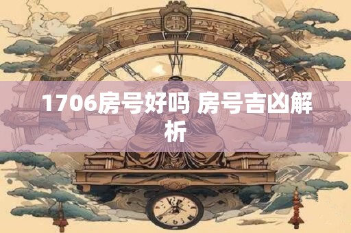 1706房号好吗 房号吉凶解析