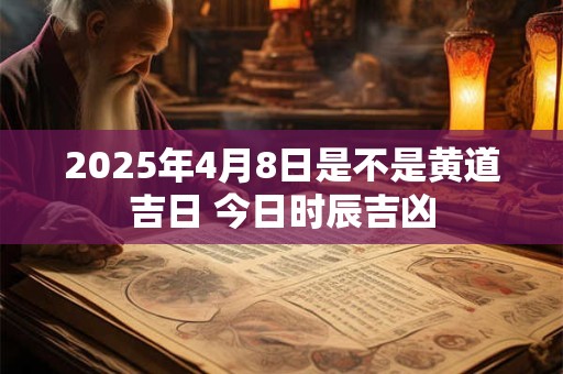2025年4月8日是不是黄道吉日 今日时辰吉凶