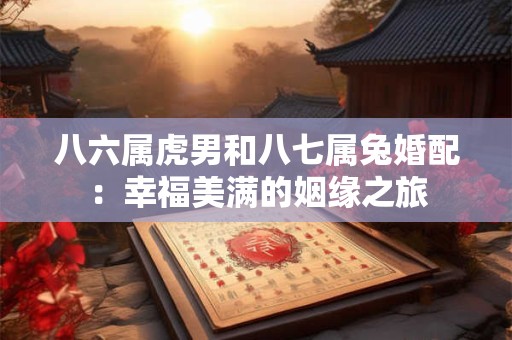 八六属虎男和八七属兔婚配：幸福美满的姻缘之旅