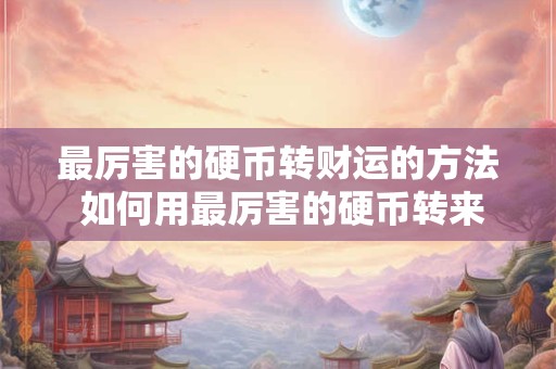 最厉害的硬币转财运的方法 如何用最厉害的硬币转来财运