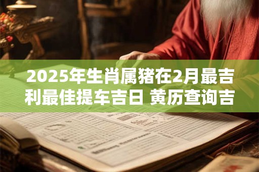 2025年生肖属猪在2月最吉利最佳提车吉日 黄历查询吉日