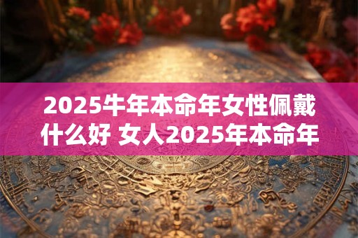 2025牛年本命年女性佩戴什么好 女人2025年本命年戴什么好