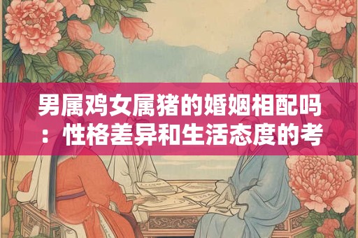 男属鸡女属猪的婚姻相配吗:性格差异和生活态度的考验 男属鸡女属猪的婚姻相配吗:性格差异和生活态度的考验