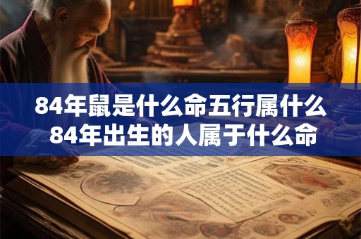 84年鼠是什么命五行属什么 84年出生的人属于什么命五行属于何种属性 84年鼠是什么命五行属什么 84年出生的人属于什么命五行属于何种属性