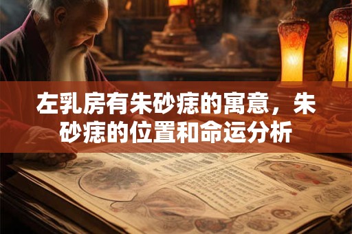 左乳房有朱砂痣的寓意，朱砂痣的位置和命运分析