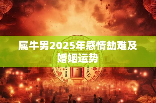 属牛男2025年感情劫难及婚姻运势